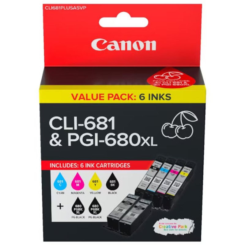 Canon PG-680XL / CL-681XL Pack